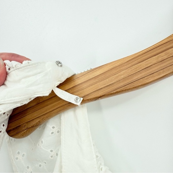 Lilly Pulitzer Emie Babydoll Ruffle Eyelet Dress in White Size 8 - Picture 12 of 14